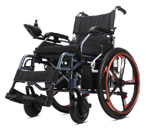 2023Foldable Wheelchair Airline Approved Portable Motorized Wheel Chair  Powerful Motors Electric Wheelchair