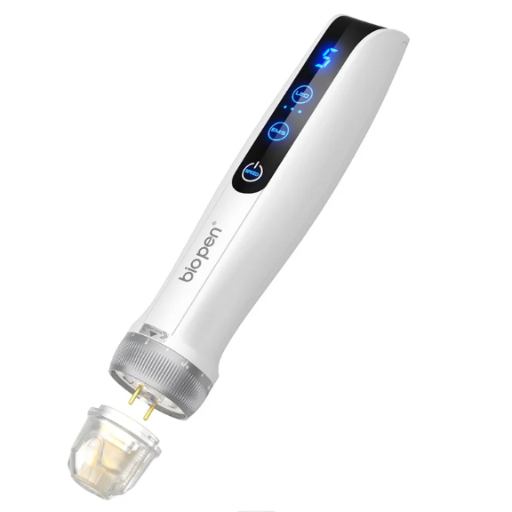 Micro Current EMS MPT LED Red Light Blue Light Bio Pen for Anti Wrinkles Removal and Hair Growth