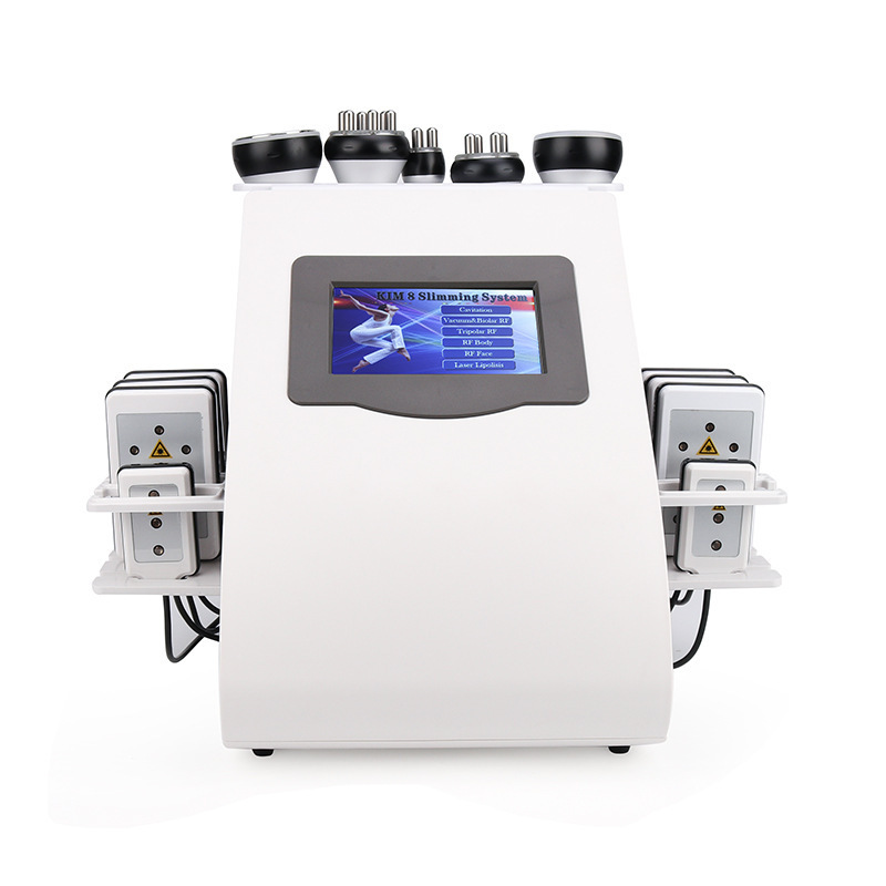 6in1 Cavitation Ultrasonic Radiofrecuencia Vacio Perdida de grasa Salon Belleza Lipo Laser Maquina