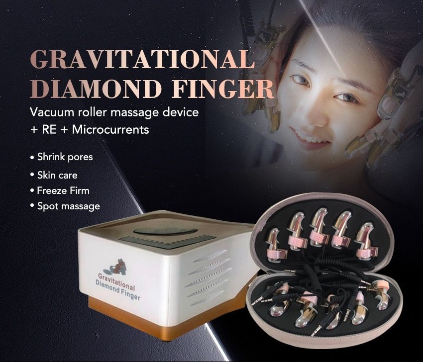 Medson 2023 Golden Finger Microcurrent Cavitation Vacuum RF EMS Beauty System Facial Lifting