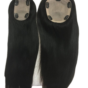 Fast Shipping Wholesale 100% Real Virgin Brazilian Human Hair Topper virgin human hair toupee