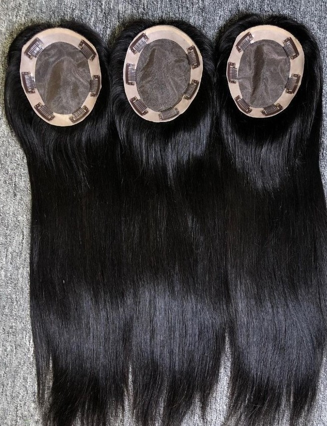 Fast Shipping Wholesale 100% Real Virgin Brazilian Human Hair Topper virgin human hair toupee