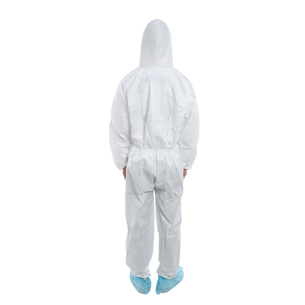 Non Sterile Waterproof Medical Overalls Disposable Coverall Safety Work Clothes