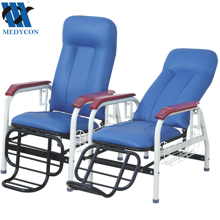 BDEC105  Three angles adjustable blood used infusion chair  stainless steel Transfusion Hospital Chair