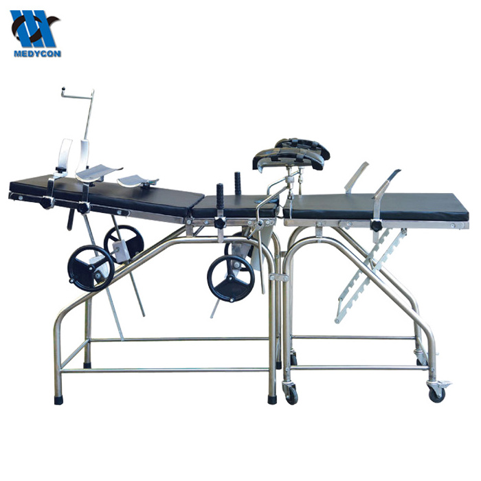 MDK-C12A Hospital Gynecology Table Chair, Medical Table For Gyno Eexam With Stirrups