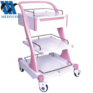 BDT8163 ABS Medical Treatment Trolley Medical Trolley Cart/hospital crash cart