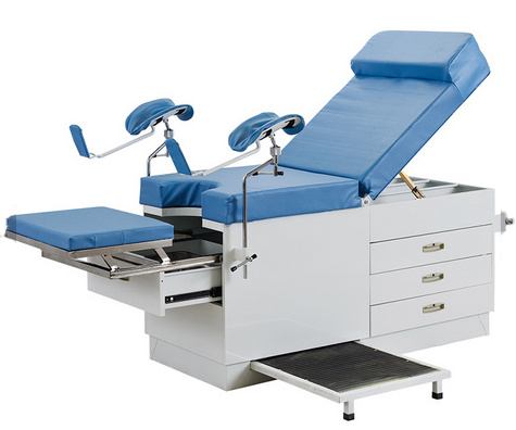 MDK-C109 Gynecological Exam Table Adjustable Hospital Patient Examination Delivery Bed With Drawers Gyno Exam Table