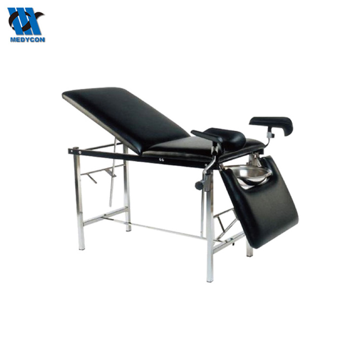 MDK-C12A Hospital Gynecology Table Chair, Medical Table For Gyno Eexam With Stirrups