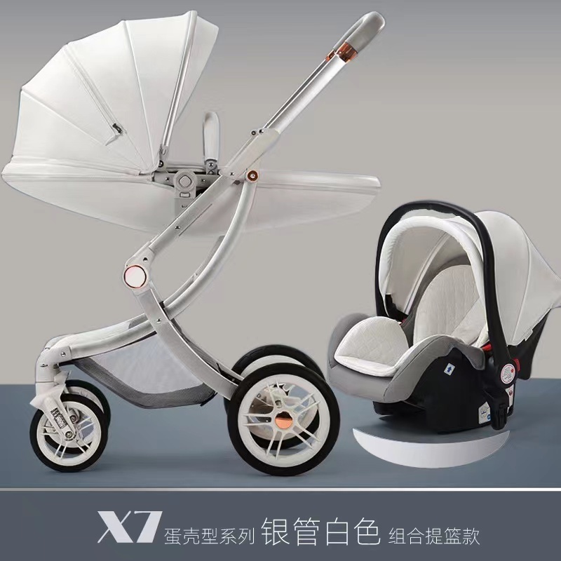 Baby Stroller Luxury Baby Stroller 3 in 1 with En1888 Baby Strollers OEM Customized logo big Wheels