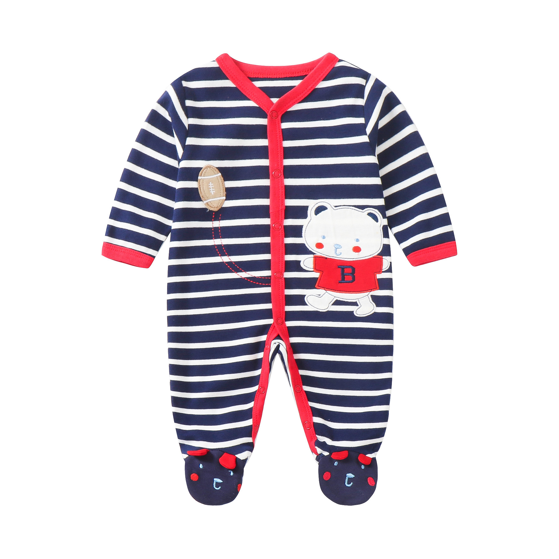 100%organic cotton products toddler footed onesie pajamas organic baby clothing