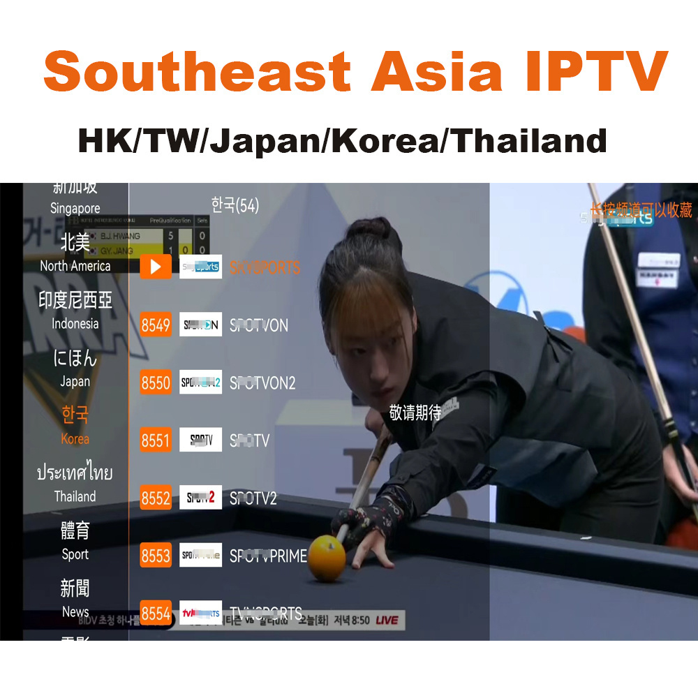 DMTV Southeast Asia for box smart tv got sell Korean Japan Malaysia CN HK TW 1G WIFI  media player Korea STB