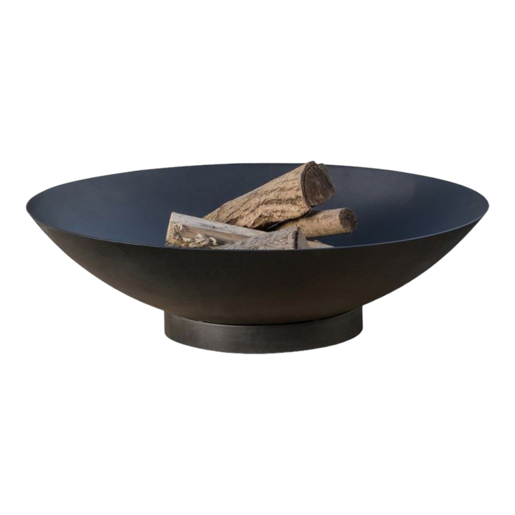 Large Metal Fire Pit Outdoor Wood Burning Fire Pit Bowl For Patio Garden Wooden Burner for Indoor & Courtyard