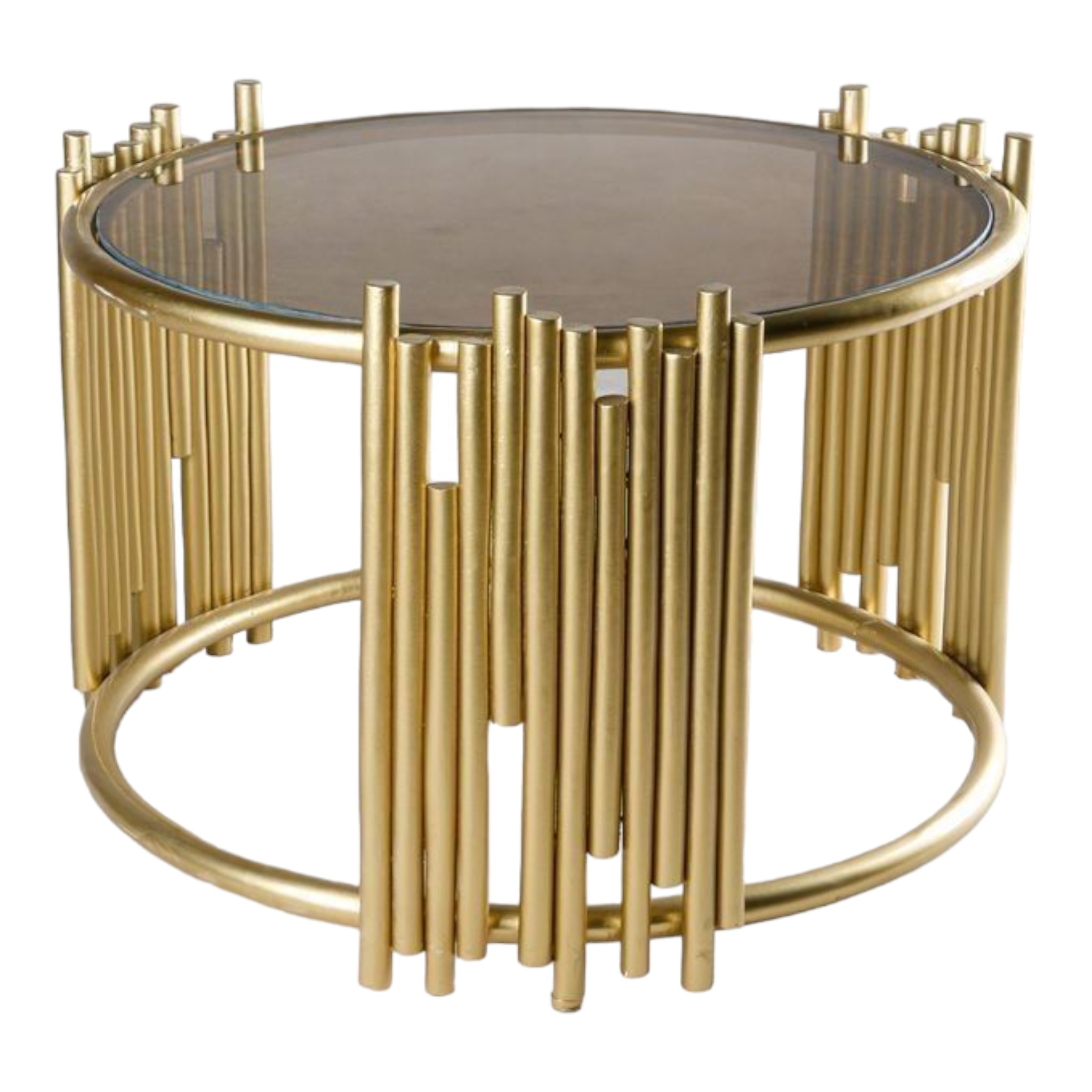 Top Selling Luxury Gold Metal Frame Marble and Glass Top Table for Living Room Bed Room Furniture Coffee Tables for Leisure Area