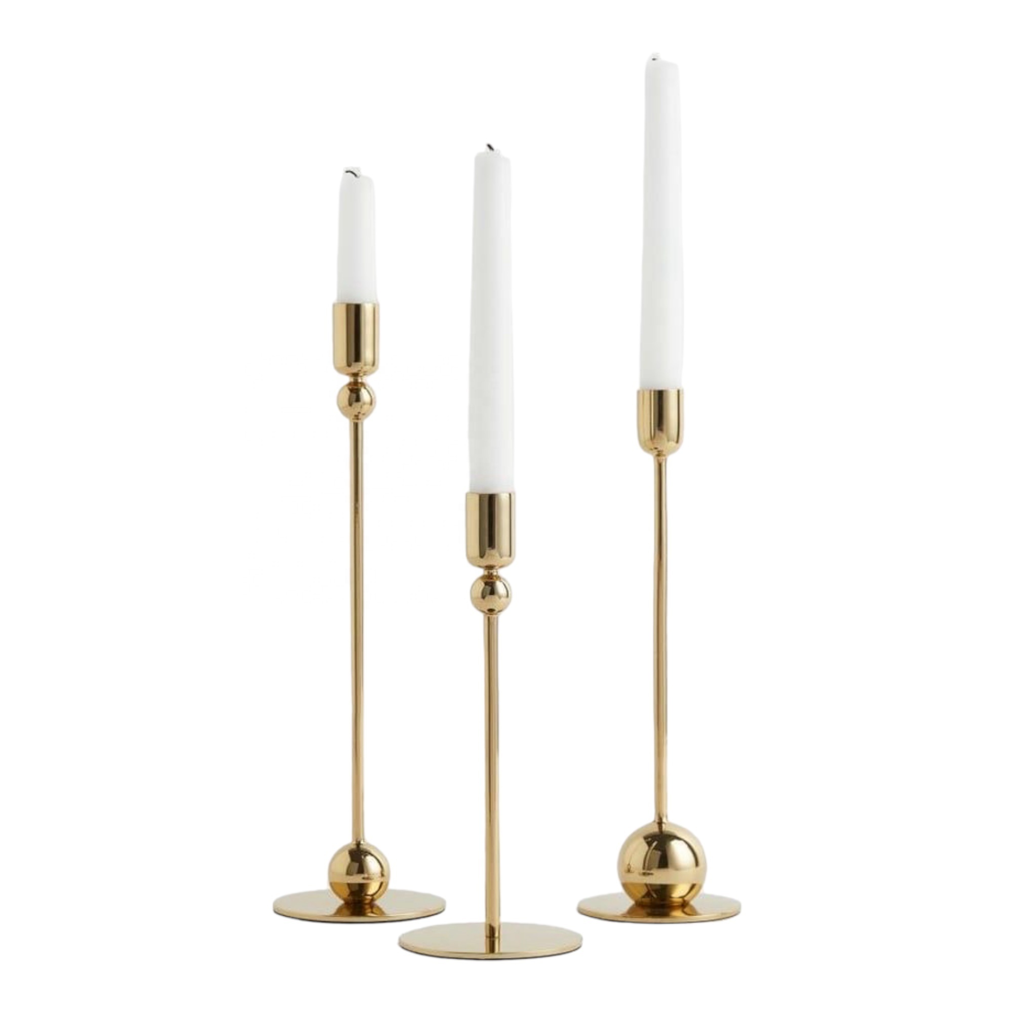 Hot Selling Candle Stands Tall unique Metal Candle Holder Set of Three with Latest Designed Candle Holder by Exporter