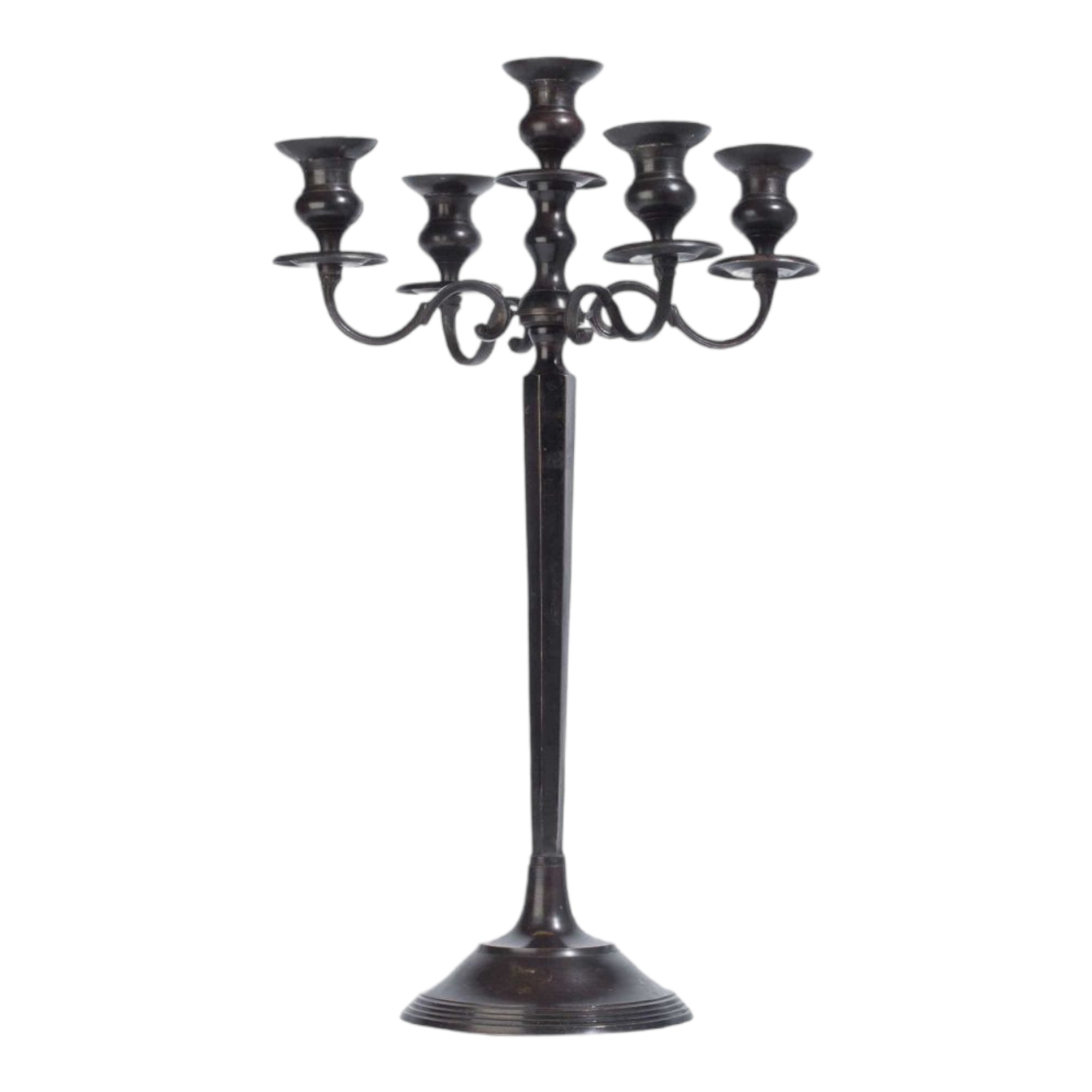 Tall 5 Arms Metal Candelabra Wedding Centerpiece Candle Stand Center Piece Table Decorative Candle Holder For Party