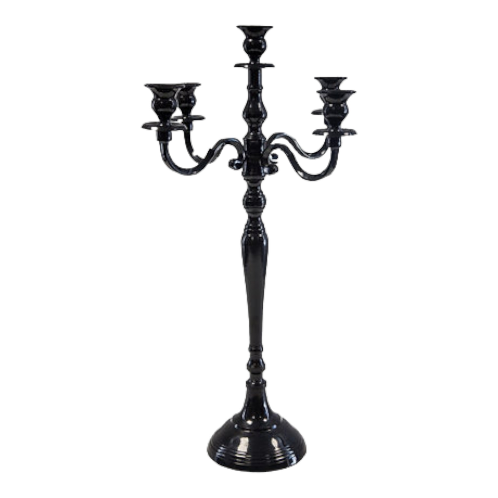 Tall 5 Arms Metal Candelabra Wedding Centerpiece Candle Stand Center Piece Table Decorative Candle Holder For Party