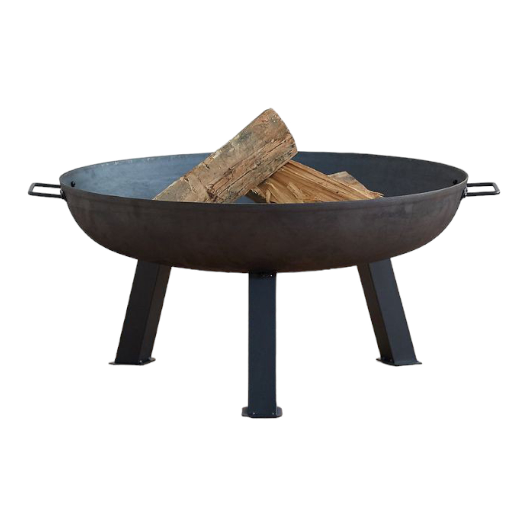 Metal Fire Pit with Wood Burning Capacity at Wholesale Prices Indoor & Courtyard Wooden Burner Fire Pit Bowl For Patio Garden