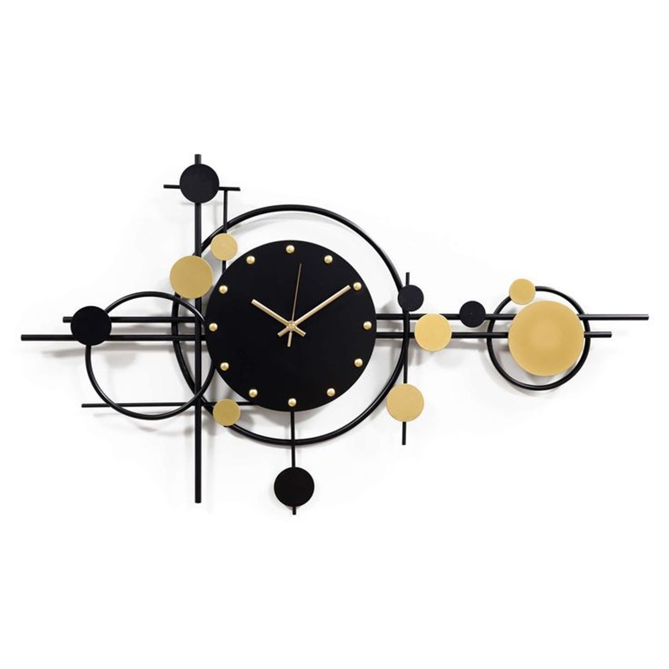 Modern Design Customized 3D Luxury Large Metal Watch Wall Clocks for Home Living Room Decorations Wall Art Decor