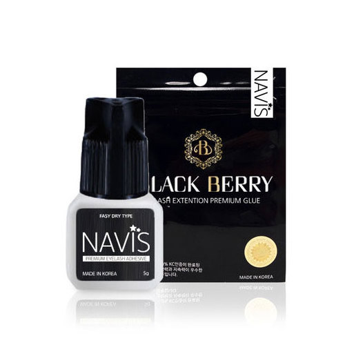 private label Korea 1Second NAVIS BLACK BERRY Eyelash Glue Lash Extension Glue eyelash extension glue Made in korea