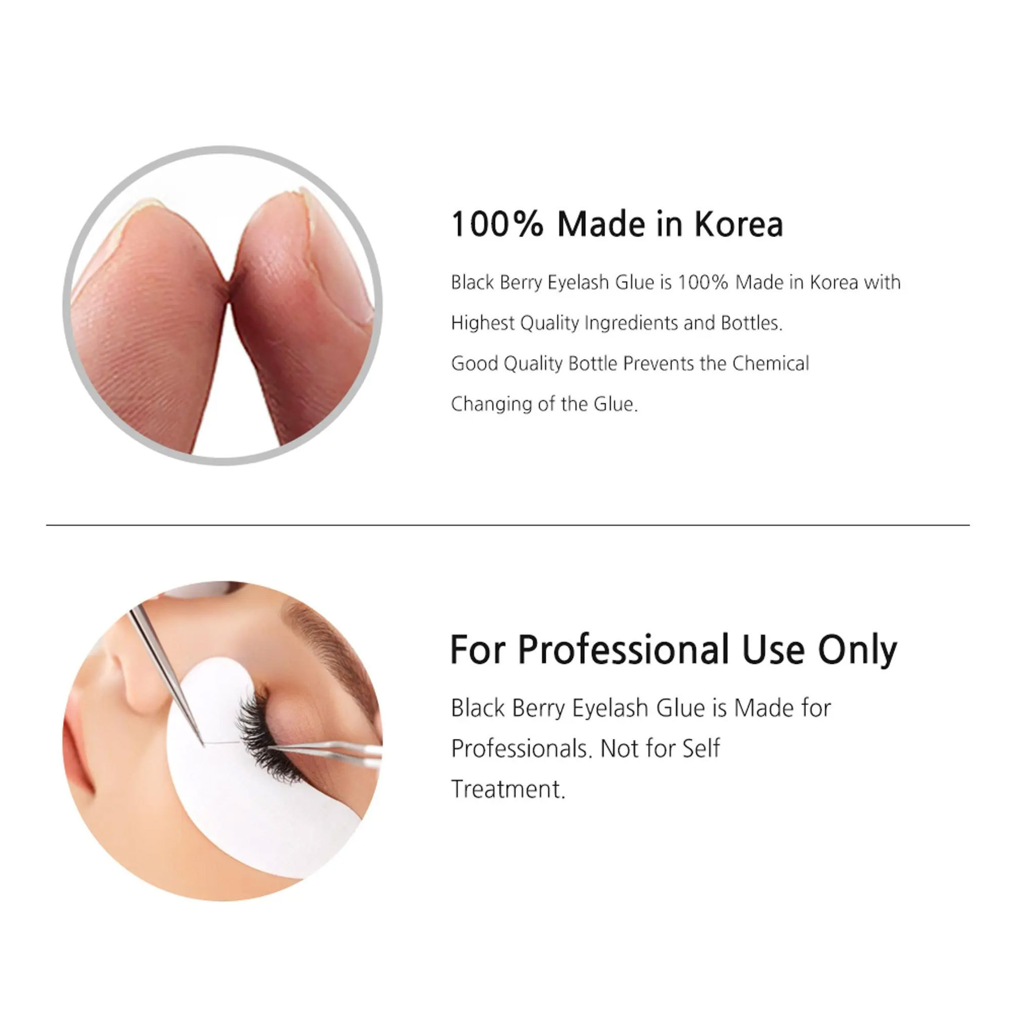 private label Korea 1Second NAVIS BLACK BERRY Eyelash Glue Lash Extension Glue eyelash extension glue Made in korea