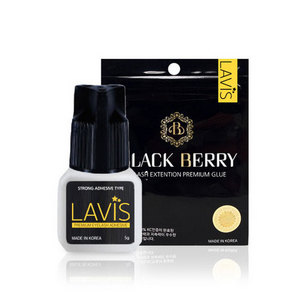 private label  3~4Second LAVIS BLACK BERRY Eyelash Glue Lash Extension Made in korea