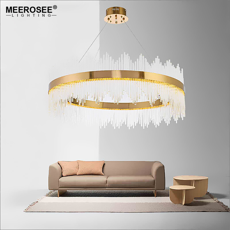 Meerosee  Lanterns Lights Lamp Creative Personality Bar Chandelier Bedroom Decorative Frosted Glass Pendant Light MD85503