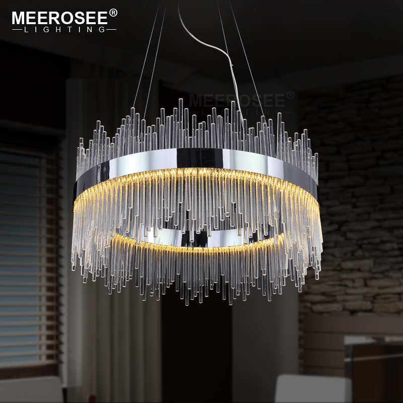 Meerosee  Lanterns Lights Lamp Creative Personality Bar Chandelier Bedroom Decorative Frosted Glass Pendant Light MD85503