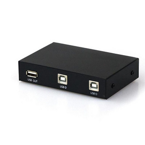 USB Switch 2 Port Scanner Printer Share Switcher Selector Box Hub