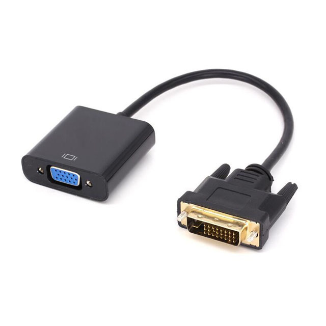 DVI Male to HD15 VGA Female Cable Adapter