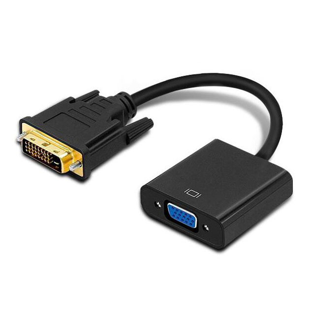 DVI Male to HD15 VGA Female Cable Adapter