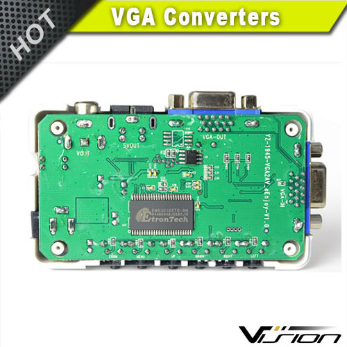 Computer PC Laptop to TV Converter Box- VGA to RCA S-Video Composite Adapter Switch