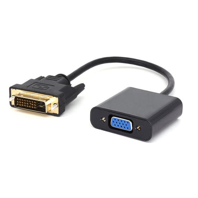 DVI Male to HD15 VGA Female Cable Adapter