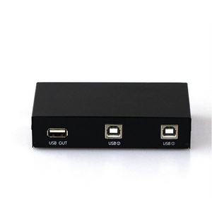 2 Port USB 2.0 Manual Share Switch For Printer Mouse Scanner Fax Keyboard