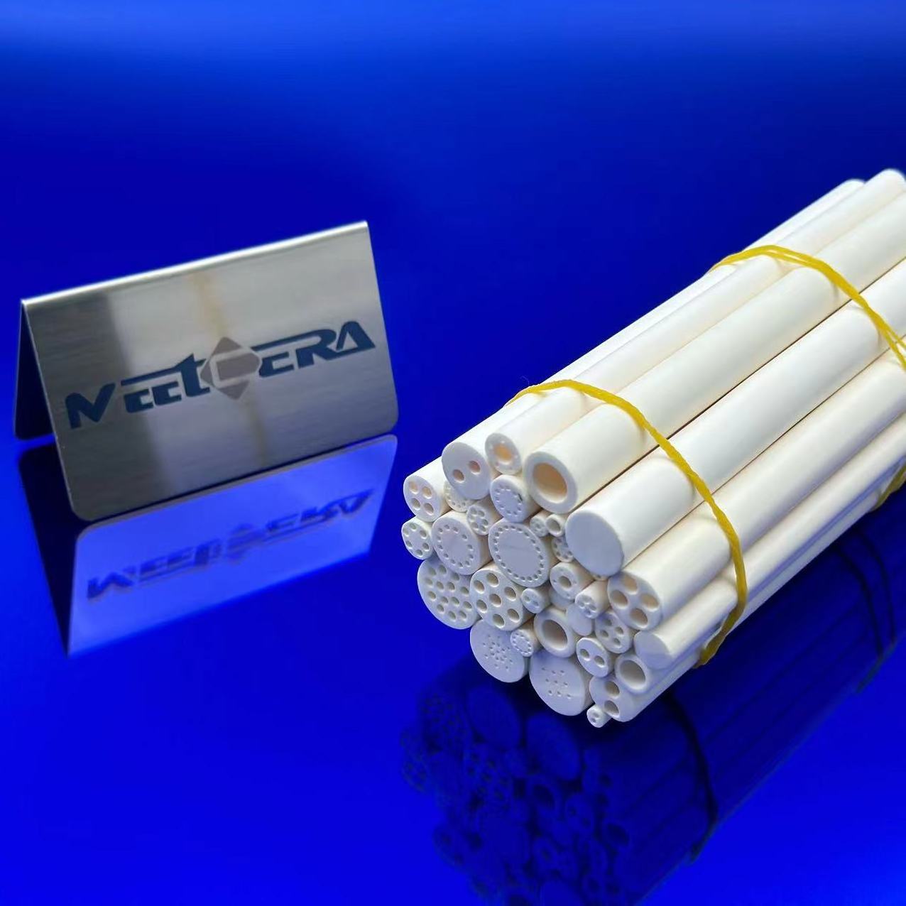 High purity 99.8% alumina porous ceramic pipes/tube