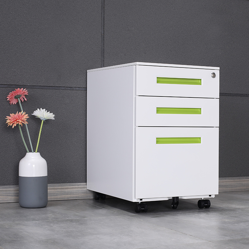 5-Drawer Mobile File Cabinet with Lock Filing Cabinet for Legal/Letter Size Office Storage