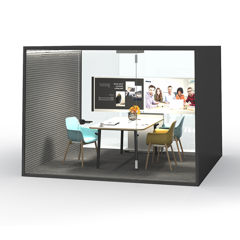 Meetco Eco-friendly Fast Assemble Telephone Office Pod Soundproof Office Phone Booth Meeting Office Pods