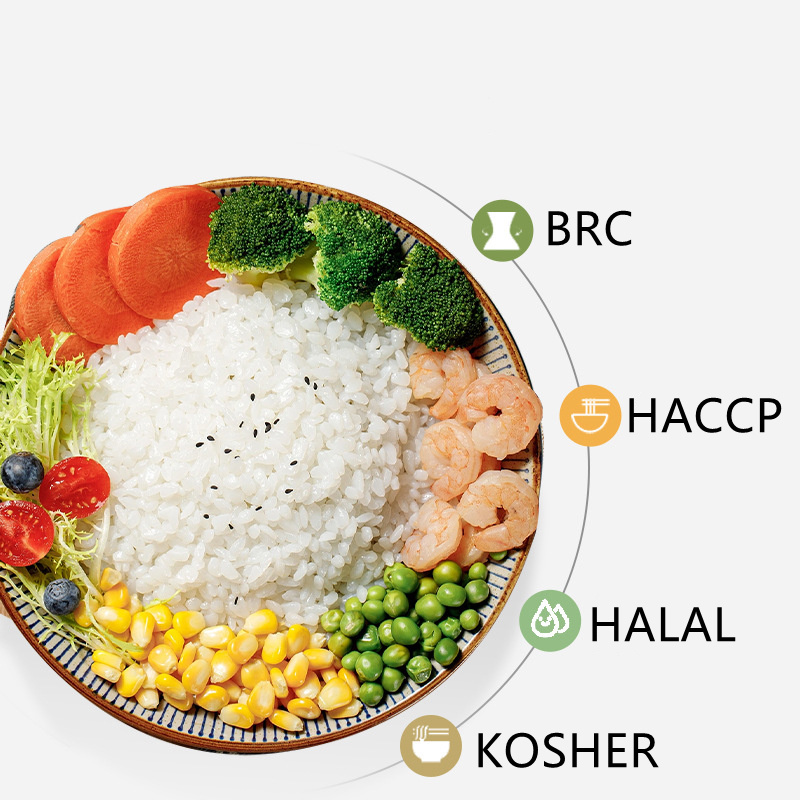 Halal Food Manufacturers Organic Rice Shirataki Konjac Low Carb Slim Rice