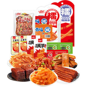 Hot Sale Chinese Tradition Nostalgic Snacks Chinos Picante Casual Spicy Taste Snacks Bulk Spicy Strip Gluten Latiao