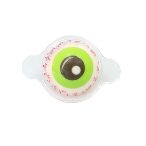 Bulk Packing Fruit Chewy Candy Halloween Sweet Round Eyeball Jam Filled Gummy Candy