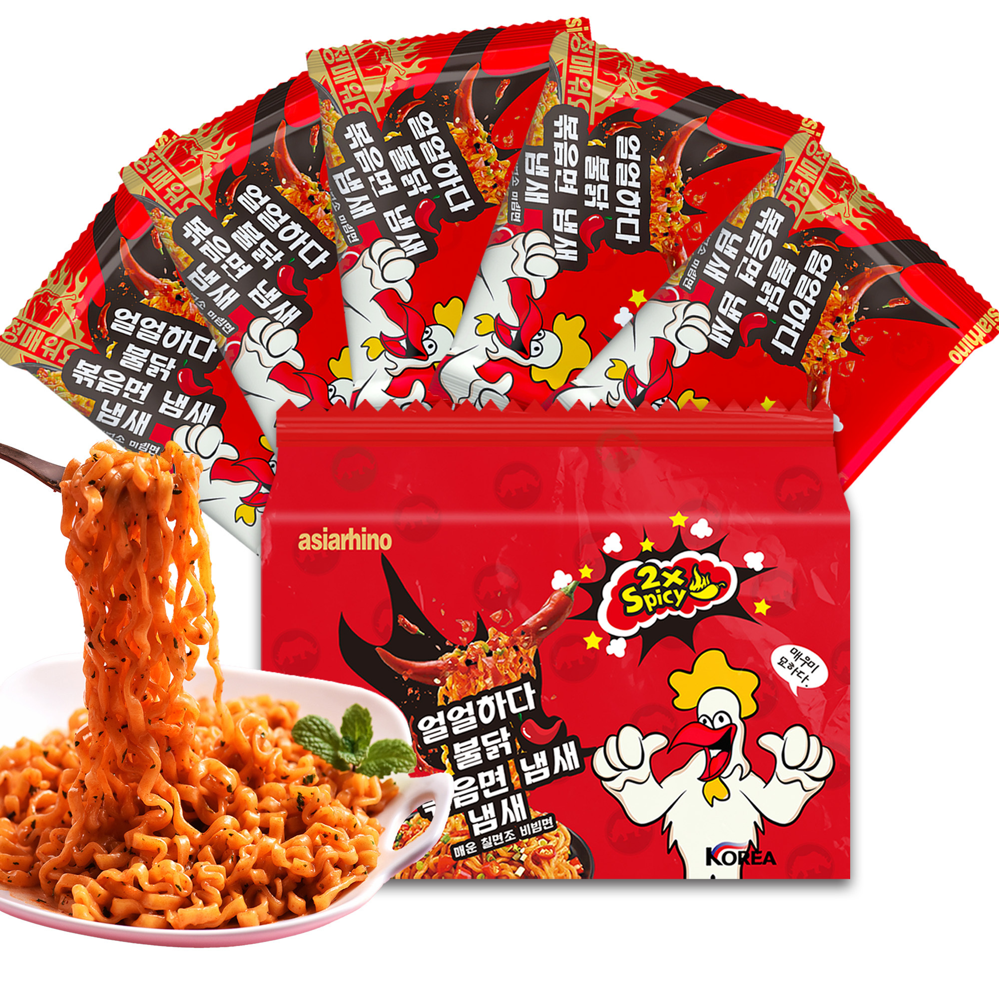 Fried Noodles Individual Pack Noddles Corea Original Mix Korean Instant Noodle Ramen Korian Hot And Spicy Noddles