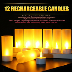 Wholesale Tea Light Decorative Candles Long Burning Mini Tealight Candles Rechargeable Paraffin Wax Candle for Valentine's Day