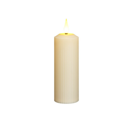 Waterproof Rechargeable Flameless Candles, Outdoor Indoor Battery Operated LED Pillar Candles with Remote Control, Long Lasting