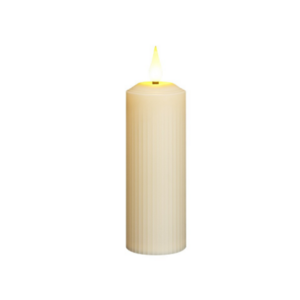 Waterproof Rechargeable Flameless Candles, Outdoor Indoor Battery Operated LED Pillar Candles with Remote Control, Long Lasting