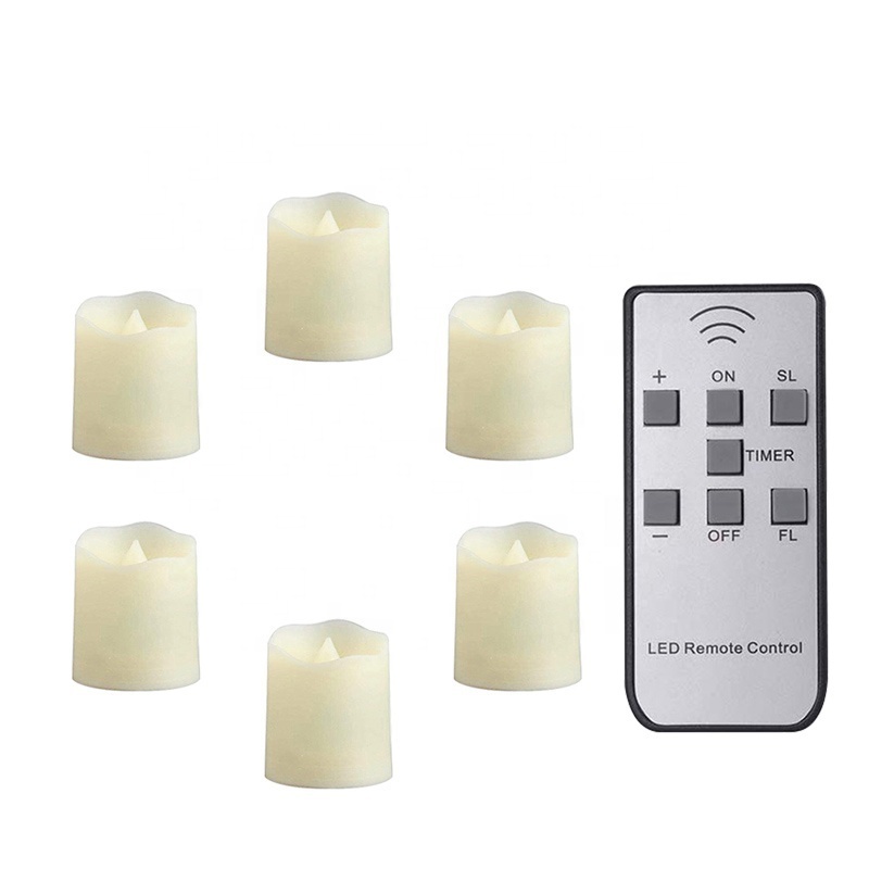 Flameless Candles, Rechargeable LED Tea Lights Candles with Remote Control and Timer, Best for Holiday and Wedding Decoration