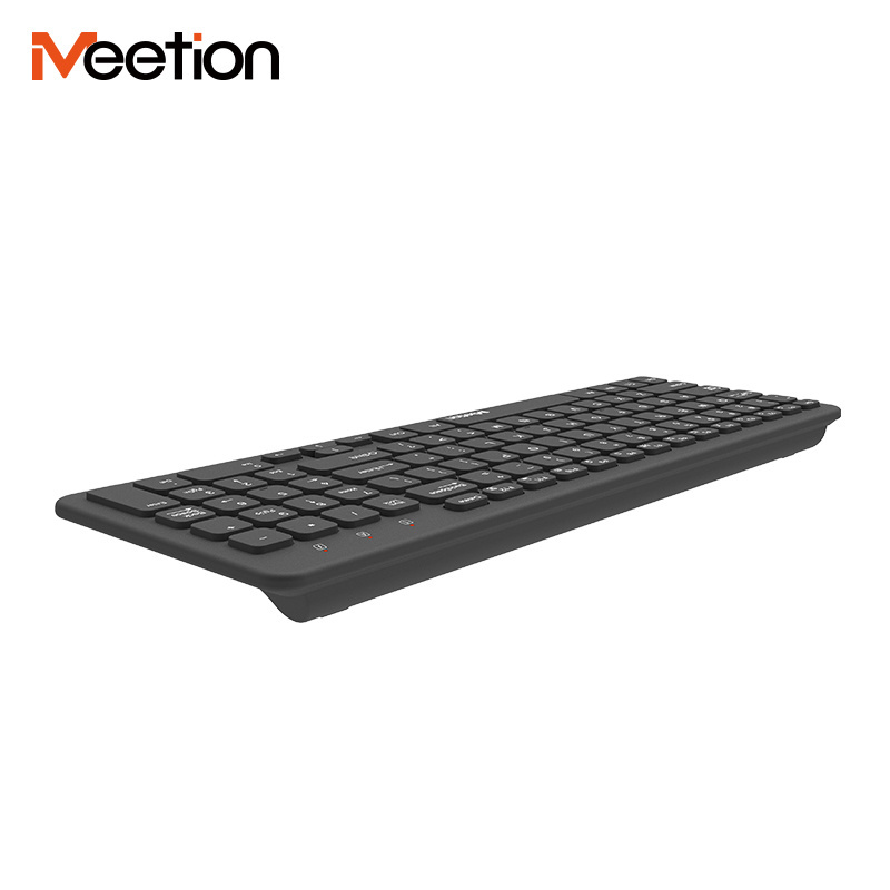 Meetion WK410 CC CE Ultra thin Office Slim Usb 2.4G Wireless Keyboard For Laptop Pc