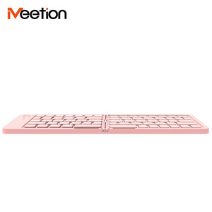 Meetion BTK001 usb folding keyboards Mini slim wireless portable for tablet mobile phone smart tv folding keyboard