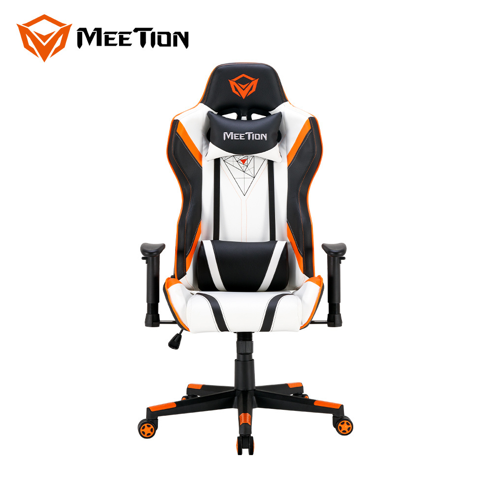 Gaming Chair 2020 Cheap Leather Fabric Pillow Reclining White PC Gamer Racing Style Office Computer Racing with Wheels