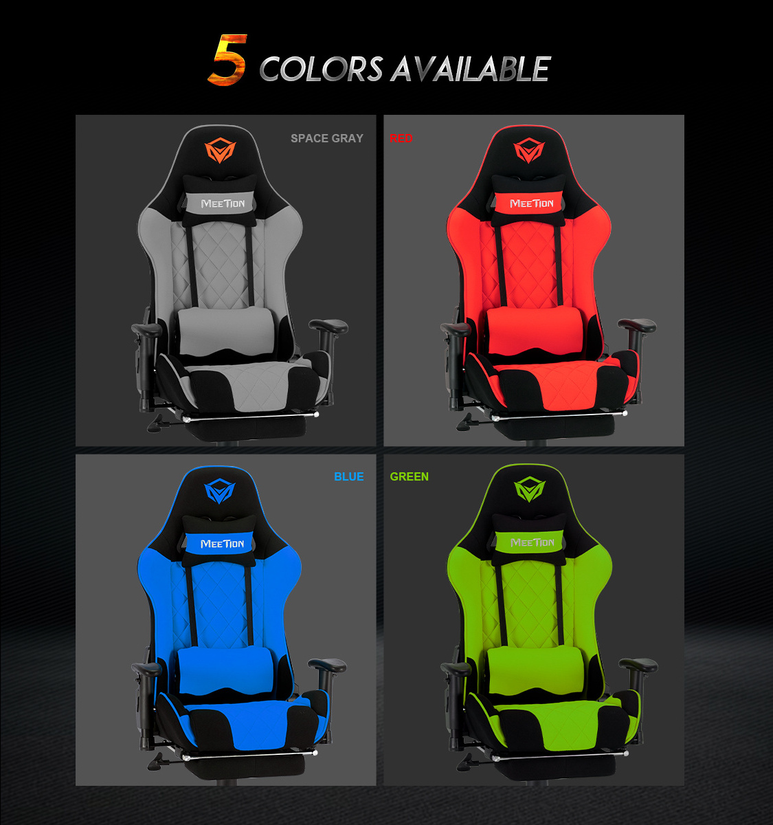 Wholesale High Quality Blue 2D Armrest Pro Swivel Ergonomic Recliner Game Esport PC Computer Game Racing Gaming Chair