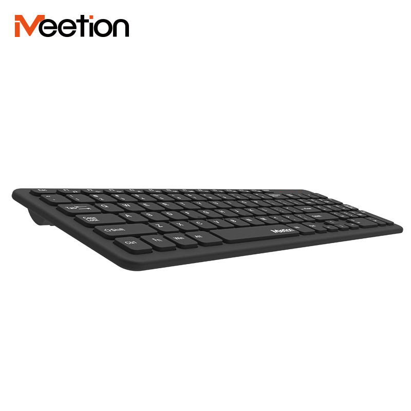 Meetion WK410 CC CE Ultra thin Office Slim Usb 2.4G Wireless Keyboard For Laptop Pc