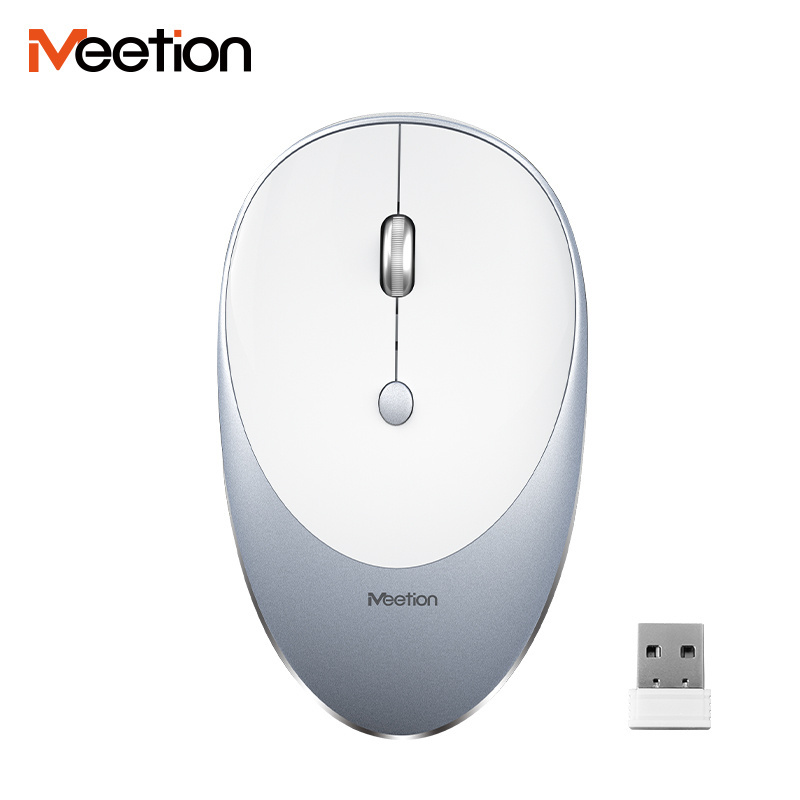 MEETION R600 Flat Ultralight Lightweight Computer Usb 2.4G Optical Mini Cordless Silent Slim Rechargeable Wireless Mouse